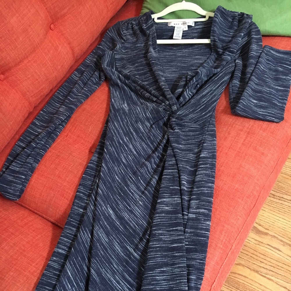 Max Studio Faux Wrap Dress